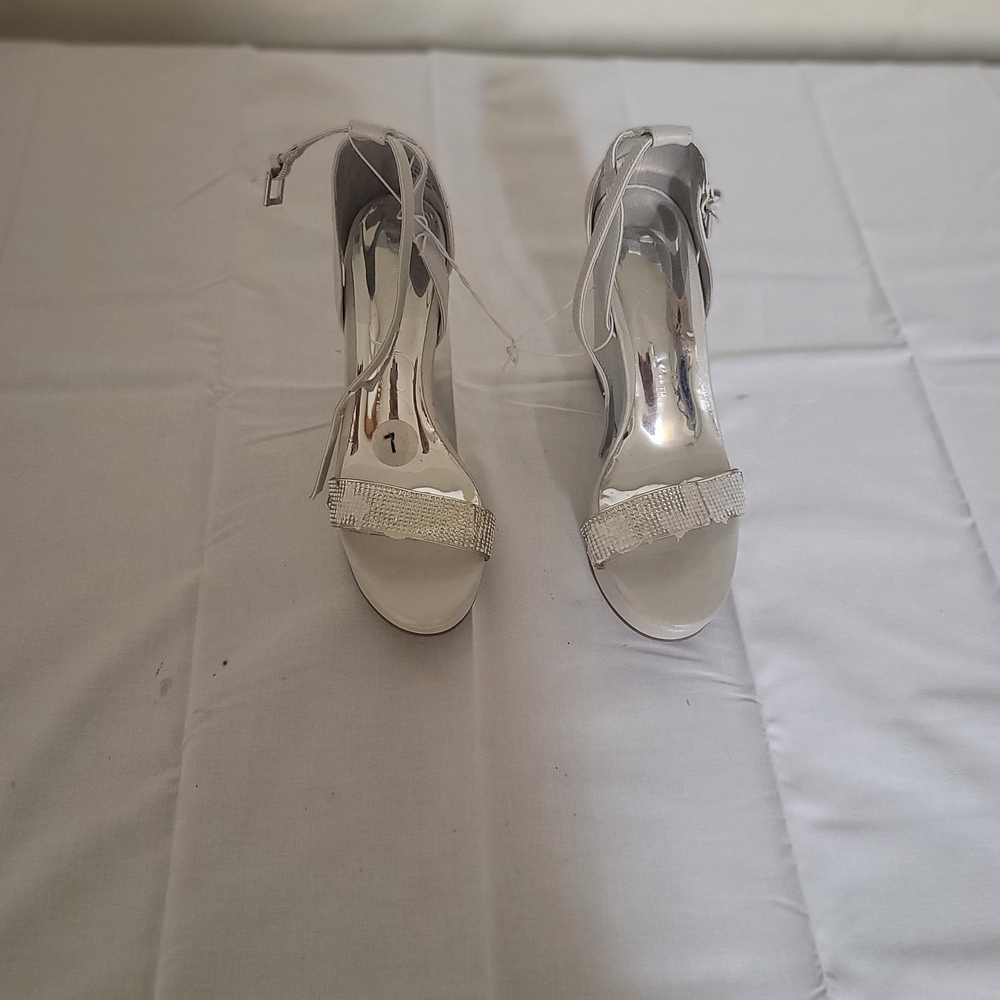 Chic Silver Women's Heels